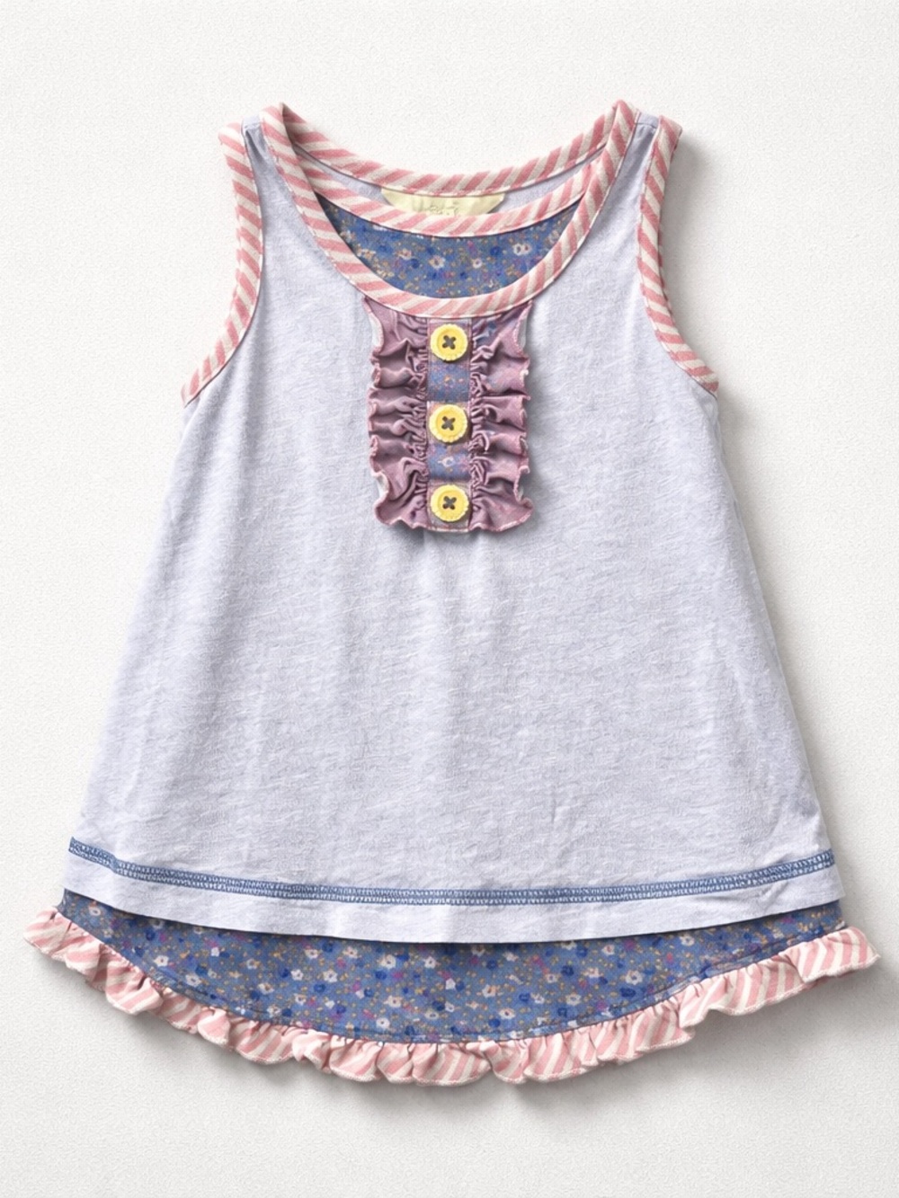 Matilda Jane 'The Adventure Begins' Bean Bag Toss Tank Top size 4